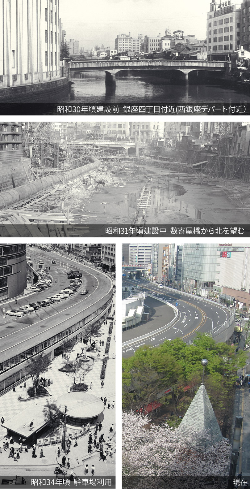 時代に応じて変遷する東京高速道路（KK線）